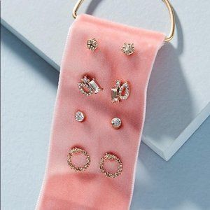 Gold Silver , Dainty Set Earrings